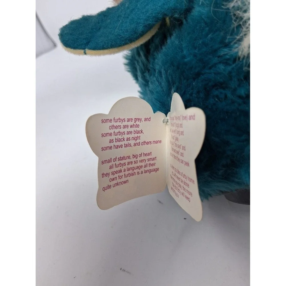 Tiger Electronics Furby Yellow Blue Dragon Series Tested Not Working. R